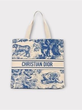 DIOR Toile de Jouy Tiger Motif from the Dioriviera Capsule Collection.